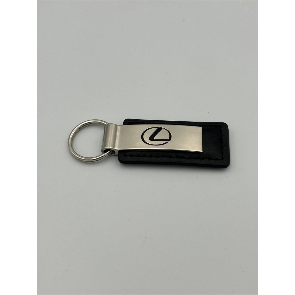 Lexus  Faux Leather‎ and Silver Tone Key Chain Labeled Serramonte Lexus